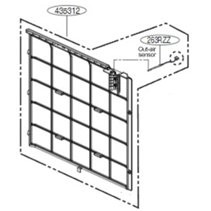 LG Thermistor assembly, NTC