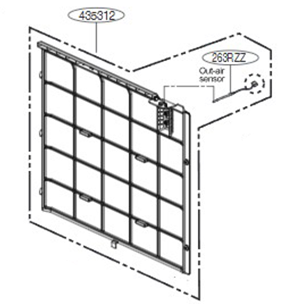 LG Thermistor assembly, NTC