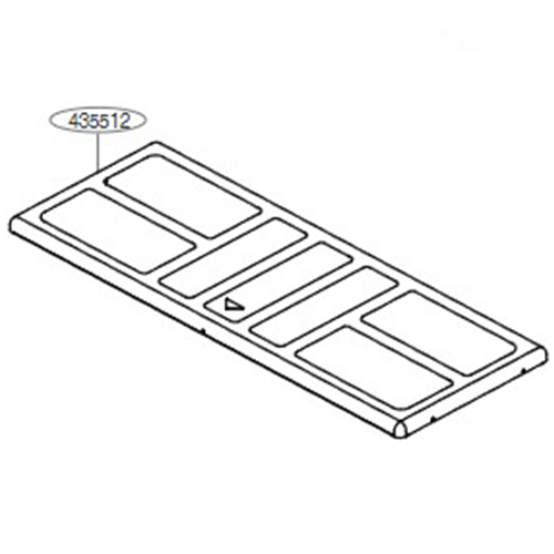 LG Cover assembly, top (outdoor)