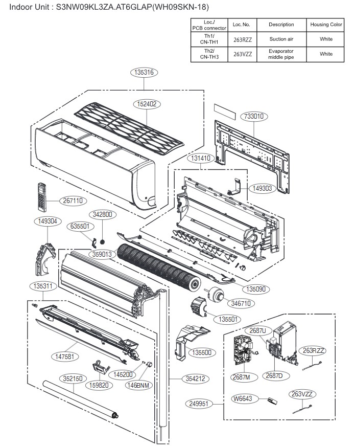 LG Thermistor assembly - Image 2