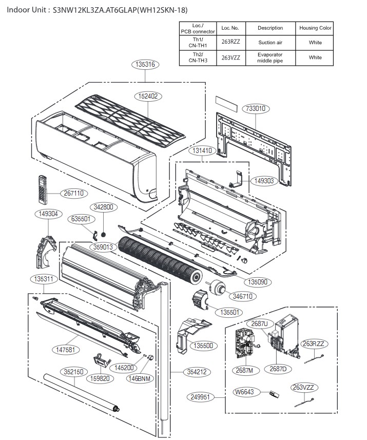 LG Thermistor assembly - Image 3