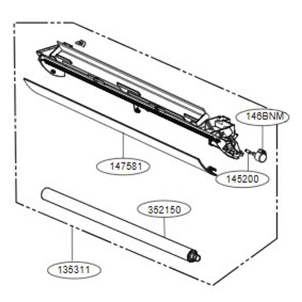LG Louver, horizontal