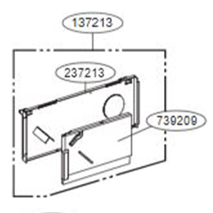 LG Panel assembly, side