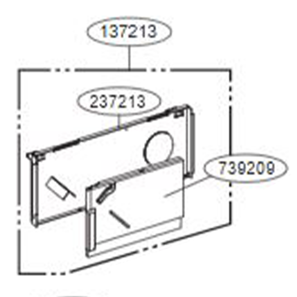LG Panel assembly, side