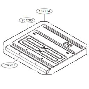 LG Panel assembly, upper