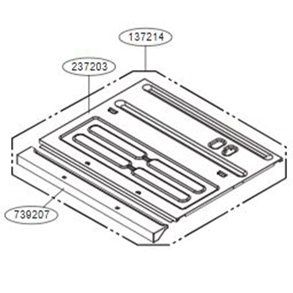 LG Panel assembly, upper