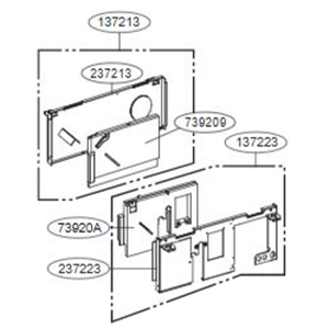 LG Panel assembly, side