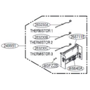 LG Case assembly, control (indoor)