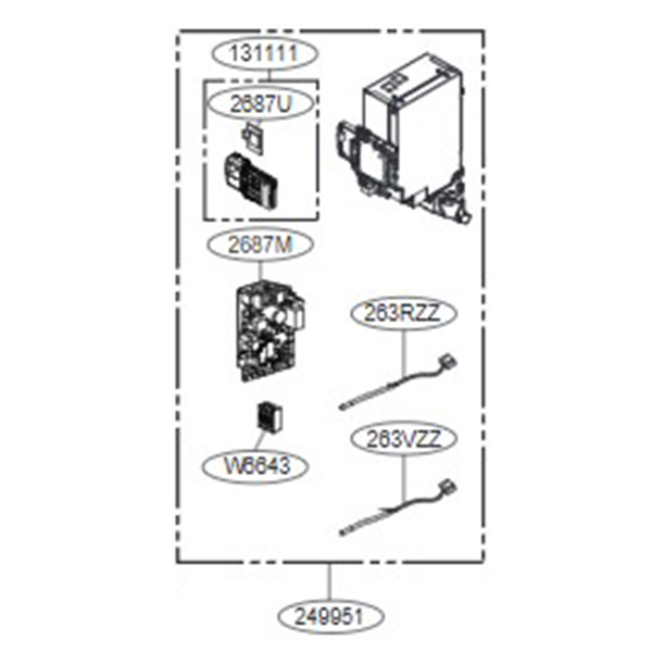 LG Thermistor assembly
