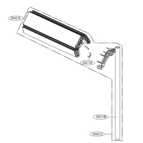 LG Tube assembly, tubing