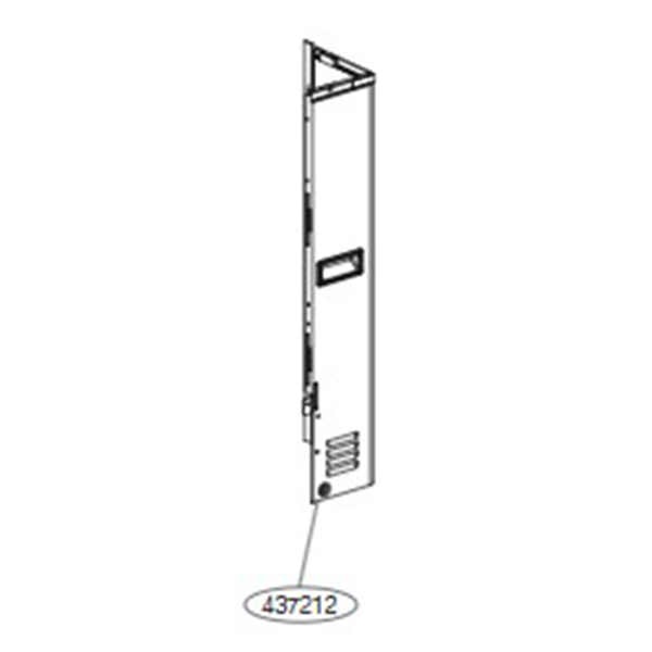 LG Panel assembly, rear (outdoor)