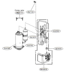 LG Tube assembly, reverse