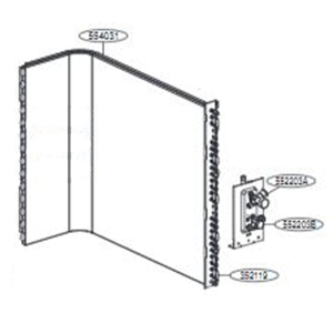LG Condenser assembly, bending