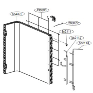 LG Condenser assembly, bending