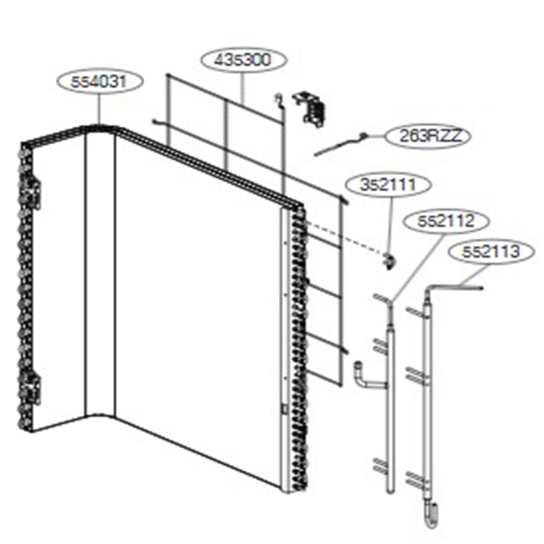 LG Tube assembly, condenser (in)